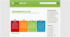 Desktop Screenshot of blog.planetpatrol.co.uk